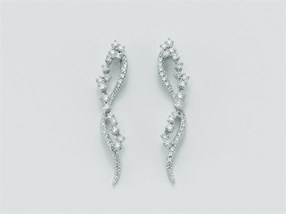 Orecchini Miluna Donna in Oro Diamante ERD1469 - ERD1469